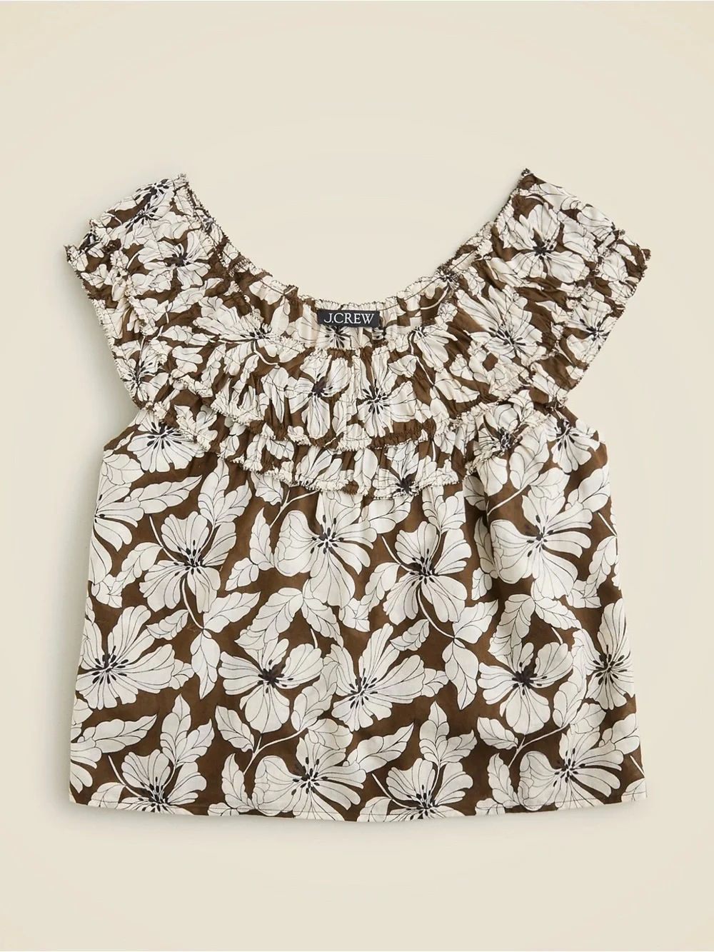 J. Crew Rosalie Floral Blouse, EUC